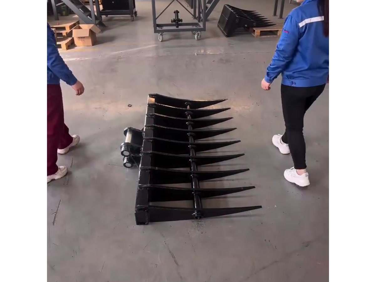 Landscape Rake for skid steer loaders