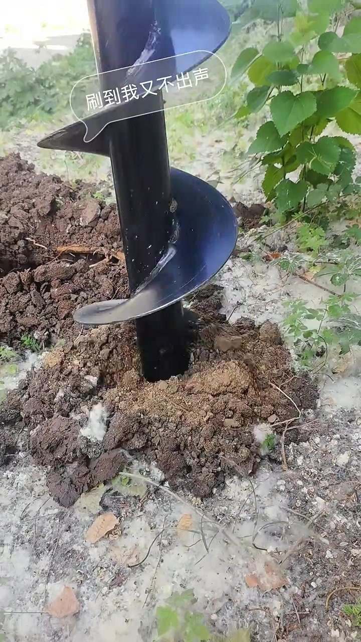 Auger for skid steer loaders